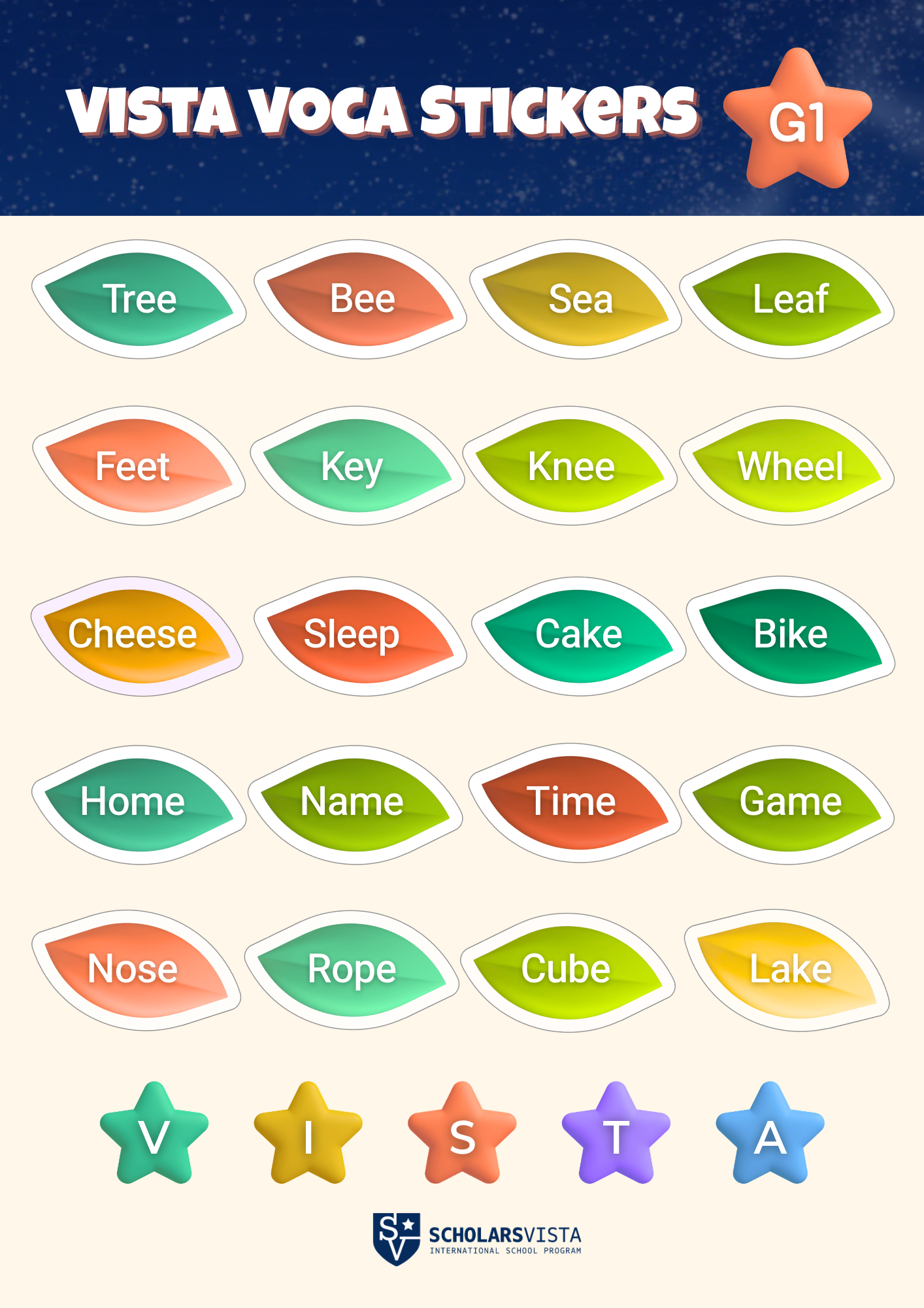 VocaTree_G1-voca sticker sheet
