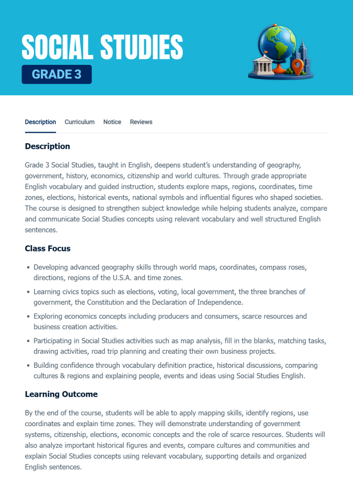 Social Studies-스칼라스비스타 : 영어로 배우는 미국 초등교과